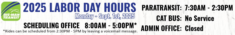 Labor Day Hours