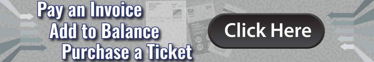 Click to pay an invoice, add to a balance, or purchase a ticket