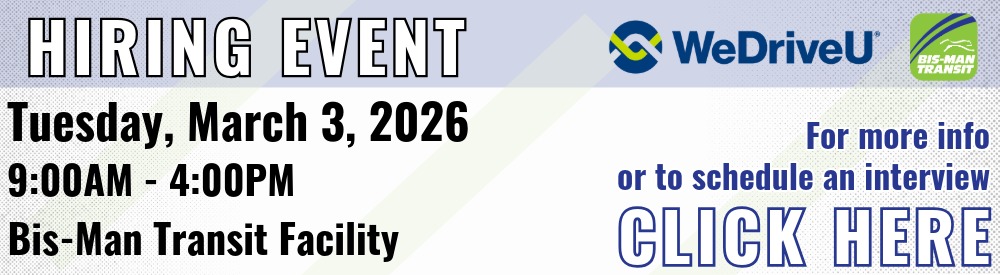 Hiring Event March 3rd 9am - 4pm - click here to schedule an interview