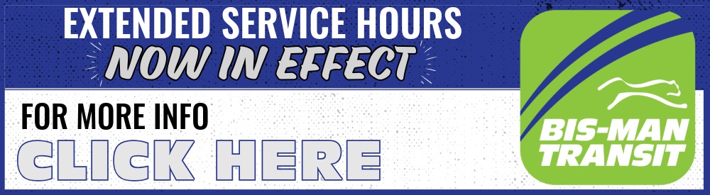 Changes to service hours now in effect - Click Here